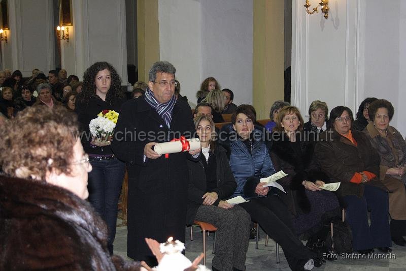 Immagine 099.jpg - 10 Gennaio 2010 - Celebrazione Eucaristica presieduta da frà Gimmi Palminteri, nel giorno del centenario della Fondazione.